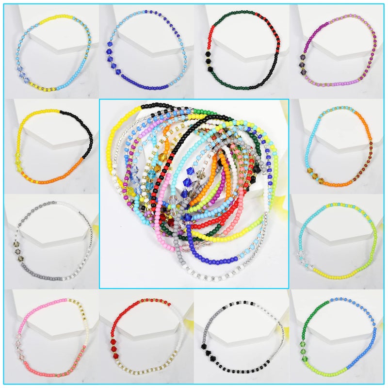 Bala&Fillic Size Almost Uniform 2mm Round Seed Beads About 20000pcs in Box, 12/0 small Seed Beads for Jewelry Making (About 850pcs/Color, 24 Colors) - Image 4
